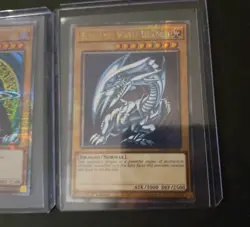 QCR Blue-Eyes White Dragon Dark Magician Quarter Century Yugioh Original Artwork - Image 2