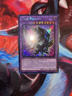 Yugioh! Dark Paladin BLMM-EN008 Secret Rare 1st Edition Near Mint - Image 1
