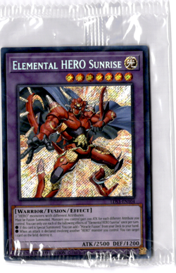 Elemental HERO Sunrise Secret Rare Legendary Duelists: Season 3 LDS3-EN104 - Image 1