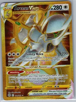 Arceus VSTAR 184/172 SWSH09: Brilliant Stars - Pokemon Card - NM - Image 1