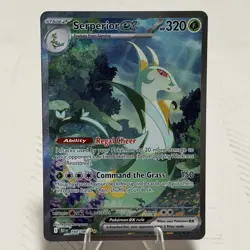Pokemon TCG Serperior EX Sir 164/086 Black Bolt English Card Near Mint Condition - Image 1