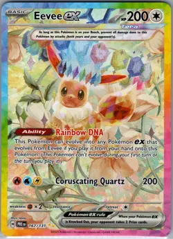 Eevee ex 167/131 SV: Prismatic Evolutions - Pokemon Card - NM - Image 1