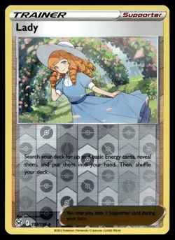 Lady - 159/196 - Reverse Holo - Lost Origin - NM/M - Pokemon Card - Image 1