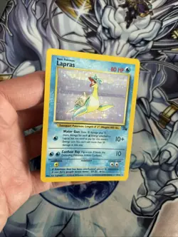 (VP) Pokemon TCG Lapras Fossil Holo Unlimited Rare Card 10/62 LP - Image 5
