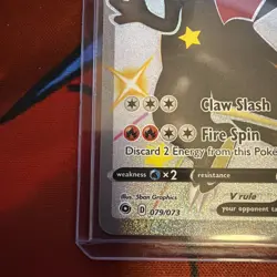 Pokemon TCG Charizard v Champions Path Holo Card 079/073 Secret Rare NM - Image 4