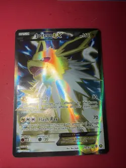 Pokemon Card TCG Jolteon EX 28a/83 Generations Ultra Rare Holo Full Art NM - Image 1