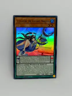 Yugioh Card Shinonome the Vaylantz Priestess TAMA-EN001 ULTRA RARE 1st Edition - Image 1