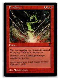 Visions Fireblast - MTG Card - Image 1