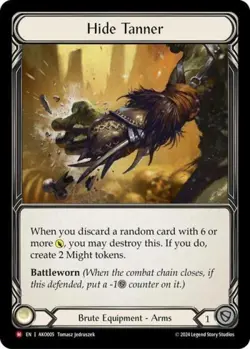 Flesh and Blood FAB Hide Tanner NM 1st EditionNormal Armory Deck: Kayo - Image 1