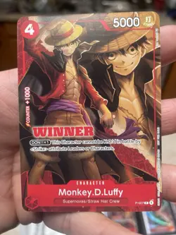 Monkey.D.Luffy - P-007 (Winner Pack Vol. 1) P-007 One Piece Promotion Card - Image 1