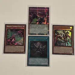Yu-Gi-Oh! TCG- DOOD, 1 ⭐Light Rare, 1 Secret Rare, 2 Ultra Rare Cards All Mint - Image 1