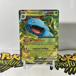 Venusaur ex 003/165 Scarlet & Violet 151 Double Rare Holo Pokemon TCG Card NM - Image 1