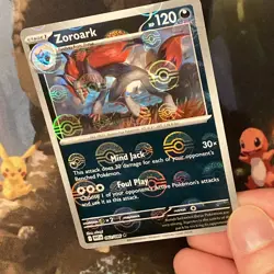 Zoroark (White Flare 62/86) reverse holo Poke Ball pattern Pokemon TCG card - Image 2