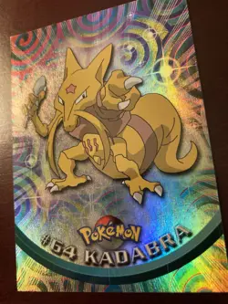 1999 Topps Pokemon #64 Kadabra Foil Card TV Animation Edition Blue Logo - Image 2