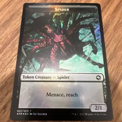 Guenhwyvar 13 / Spider 7 Token NM Foil AFR MTG - Image 2