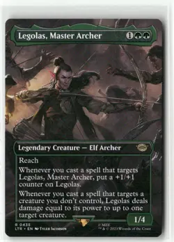 Legolas, Master Archer Borderless - The Lord of the Rings MTG NM - Image 1