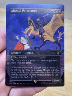 Abyssal Persecutor - Borderless foil - LTC #0525 - Hildebrandt LOTR Special MTG - Image 1