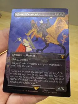 Abyssal Persecutor - Borderless foil - LTC #0525 - Hildebrandt LOTR Special MTG - Image 3