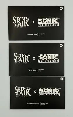 Magic: The Gathering Secret Lair x Sonic Foil Bundle - Image 1