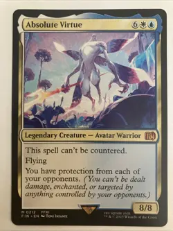 Magic The Gathering MTG - Absolute Virtue - Final Fantasy 0212 M - Image 1
