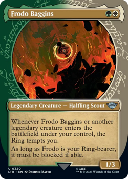 SHOWCASE FOIL - Frodo Baggins - MTG - LOTR Lord of the Rings - NM - Image 1