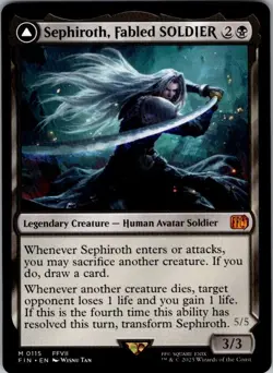 Sephiroth, Fabled SOLDIER M FINAL FANTASY 115 NM - Image 1