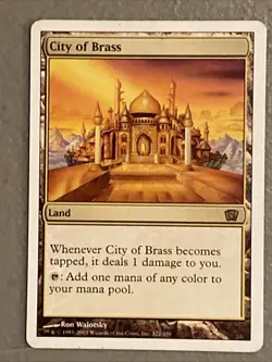 MTG City of Brass 8th Edition Excellent condition - Image 1