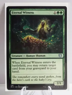 X 1 Eternal Witness NM-M Midnight Hunt Commander MTG Magic The Gathering - Image 1