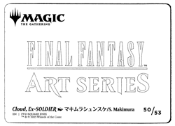 Cloud Ex Soldier Art Series - Final Fantasy MTG - Image 2