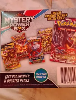 Pokemon Mystery Power Box 5 Booster Packs Sealed - Image 2