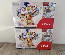 Pokemon Prismatic Evolutions ETB + Booster Bundle Costco Exclusive - Sealed - Image 1