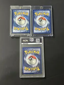 3 Card Lot 1999 Pokemon Bulbasaur Psa 4 And Two Mewtwo - Image 3