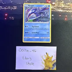 Pokemon Kyogre SM129 Holo Prerelease Celestial Storm Promo Card RARE MINT GMT - Image 1
