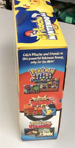 TOYS R US EXCLUSIVE NINTENDO 64 POKEMON PIKACHU VIDEO GAME FANTASTIC IN BOX - Image 3