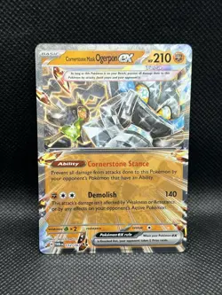 Cornerstone Mask Ogerpon ex 112/167 DOUBLE RARE HOLO Twilight Masquerade Pokemon - Image 1