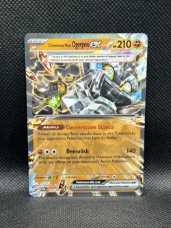 Cornerstone Mask Ogerpon ex 112/167 DOUBLE RARE HOLO Twilight Masquerade Pokemon - Image 3