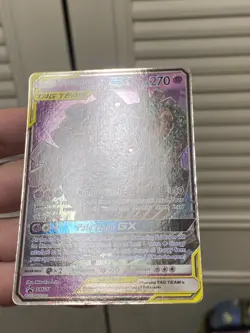 Pokemon TCG Trevenant Dusknoir GX SM217 Black Star Promo Sun Moon Holo Tag Team - Image 2