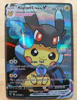 Pokemon Vcos Mcharizard-x Pikachu Vcos 049/055 FAN ART - Image 1