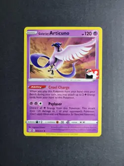 Galarian Articuno 63/203 Pokemon TCG Prize Pack Series 1 Regular Rare NM - Image 2
