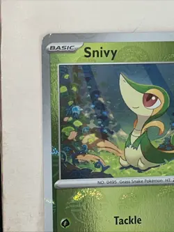 Snivy Holo Master Ball Pattern 001/086 Sv: Black Bolt Pokemon TCG Pack Fresh - Image 5
