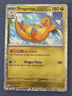 Pokemon M24 ~ Dragonite - 2025 McDonalds Dragon Discovery Promo ~ 012/015 Holo - Image 1