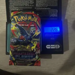 22.6g! EXTREMELY HEAVY Pokemon Phantasmal Flames - Factory Sealed Booster Pack - Image 1