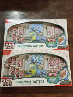 Sealed Pokemon Scarlet Violet 151 Blooming Waters Premium Collection 2-Pack - Image 1
