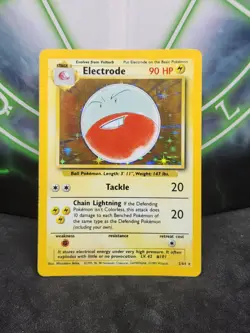 Pokemon Electrode 2/64 Jungle Holo Rare Misprint NM - Image 1
