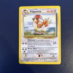 Pidgeotto 22/102 - Rare - Pokemon TCG Base Set Unlimited - NM - Image 1