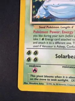 Pokemon TCG - Venusaur 15/102 - Holo Unlimited - Base Set Unlimited WOTC LP+ - Image 5