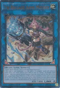 YuGiOh Tri-Brigade Arms Mouser Ultra Rare 1st Edition NM (DOOD) - Image 1