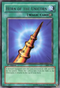 Horn of the Unicorn Rare Magic Ruler MRL-054 NM - Image 1