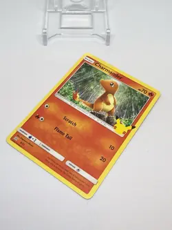 Pokemon Charmander 9/25 Non Holo 25th Anniversary Mcdonalds Promo 2021 Card - Image 3