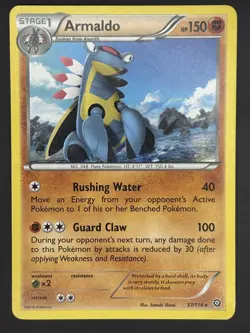 Pokemon Card - Armaldo 57/114 - XY11: Steam Offensive - Image 1